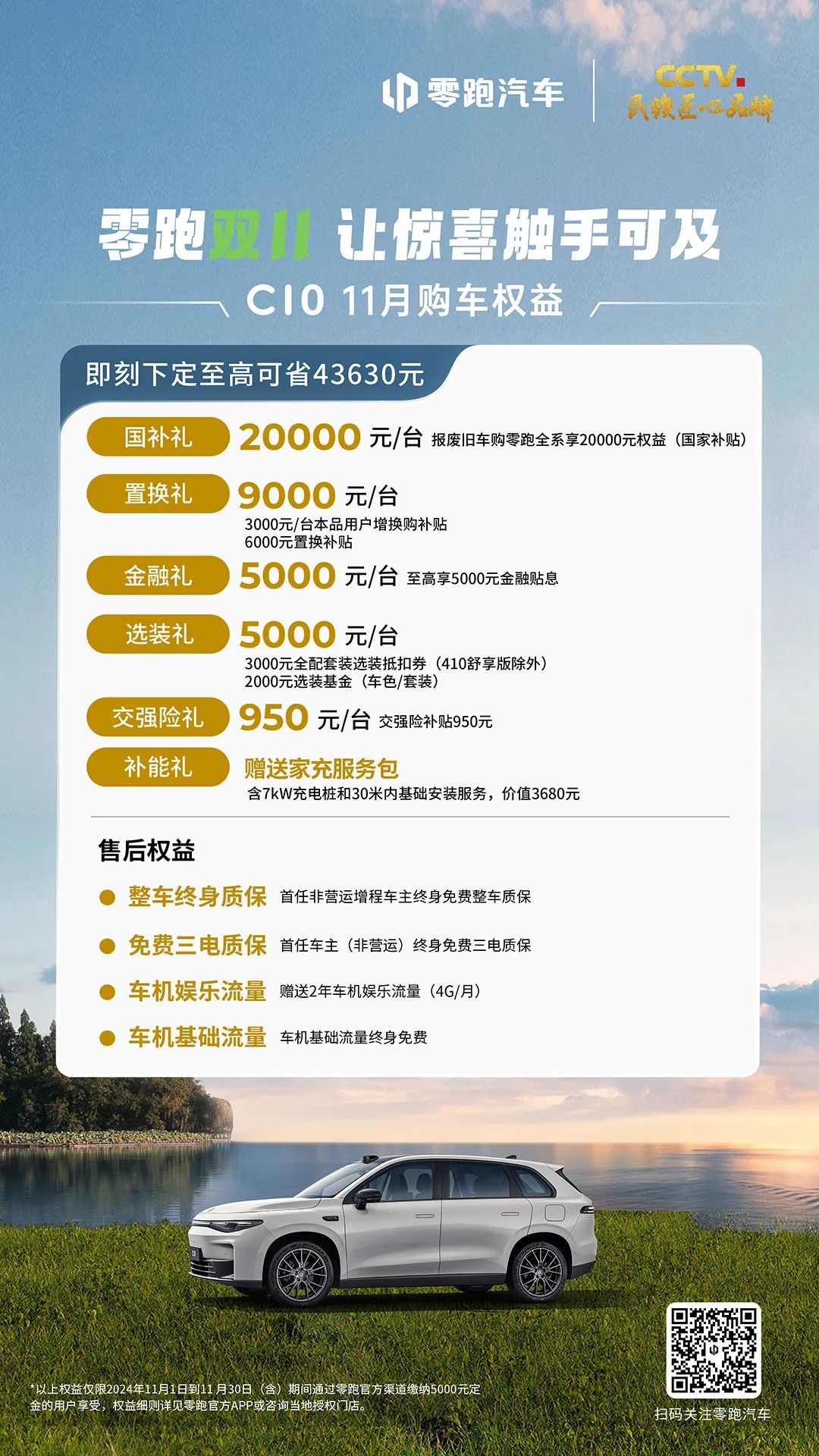 零跑汽車(chē)C10購(gòu)車(chē)權(quán)益